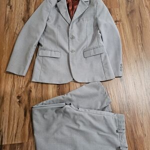 Boys Size 10 Gray Suit Set